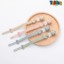 Prendedor Girafinha e Dino - Silicone