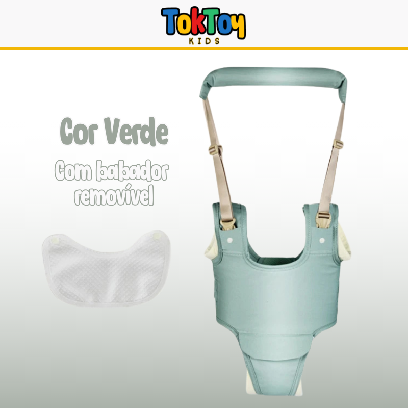 Cinto de Aprendizagem para Bebês - Andarilho BabyFlex - Auxiliar para Caminhada Infantil 10 a 36 Meses | Segurança e Conforto