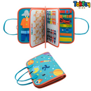 Montessori PlayBoard - Quadro Sensorial Montessori - Aprendizagem Prática e Interativa para Crianças Pequenas