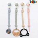 Prendedor Girafinha e Dino - Silicone