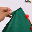 Árvore de Natal de Feltro 3D - Criatividade e Magia para o Natal 2024