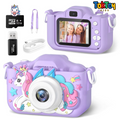 Câmera Infantil UniCam 1080P HD com 32GB - Brinquedo Educativo para Meninos e Meninas