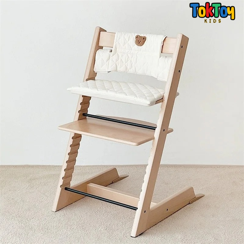 Almofada Divertida para Cadeira de Alimentação - Modelos de Coelho e Urso para o Conforto do Seu Bebê