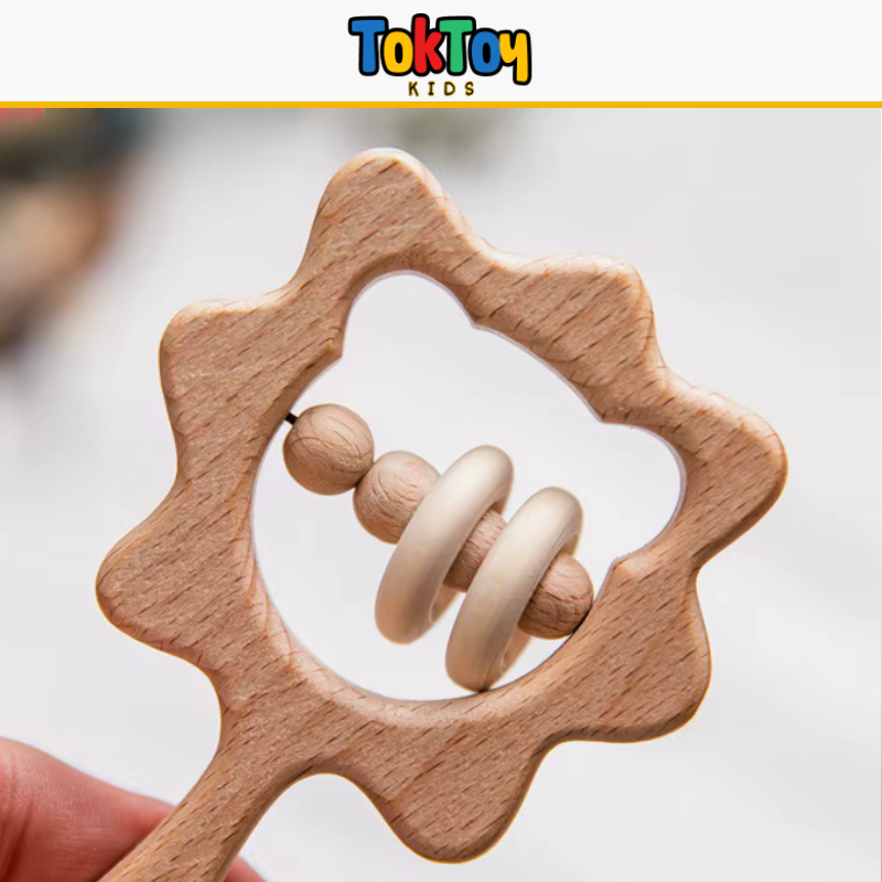 Animal Sounds – Chocalho Sensorial de Madeira 🐰🌿