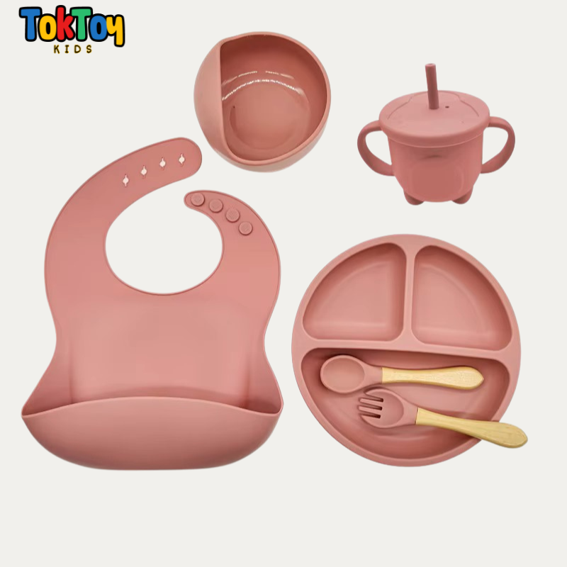 Conjunto de Silicone Infantil 6/8 peças