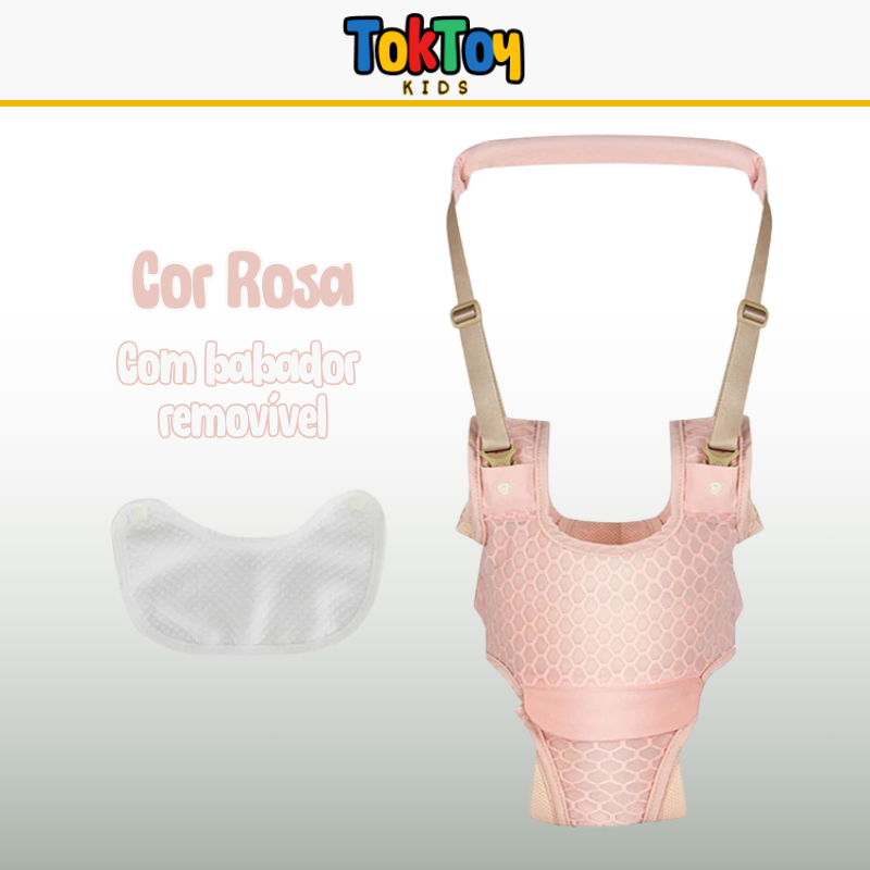 Cinto de Aprendizagem para Bebês - Andarilho BabyFlex - Auxiliar para Caminhada Infantil 10 a 36 Meses | Segurança e Conforto