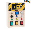 Painel de Atividades Montessori LED LumiPlay com Interruptores - Aprendizado Interativo para Crianças