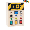 Painel de Atividades Montessori LED LumiPlay com Interruptores - Aprendizado Interativo para Crianças