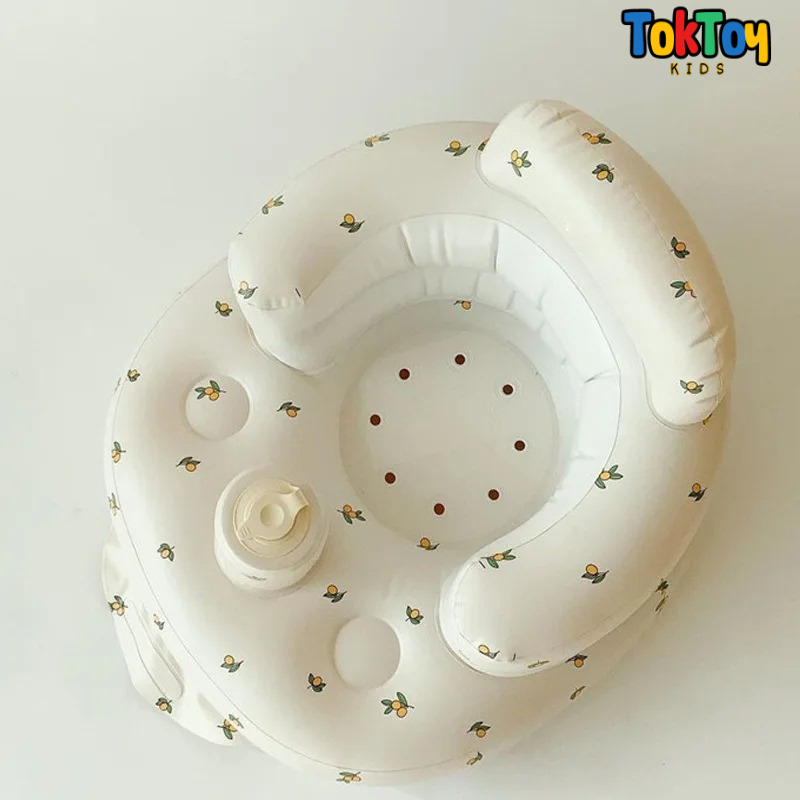 Poltrona Inflável Infantil Multifuncional - Cadeira de Alimentação, Banho e Sofá para Bebês e Crianças