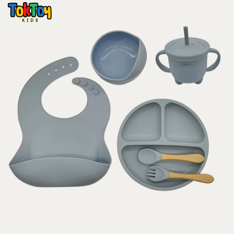 Conjunto de Silicone Infantil 6/8 peças