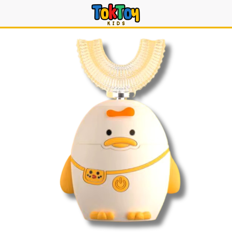 Escova de Dentes Elétrica Infantil AnimalFun: Ursinho & Pintinho