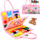 Montessori PlayBoard - Quadro Sensorial Montessori - Aprendizagem Prática e Interativa para Crianças Pequenas