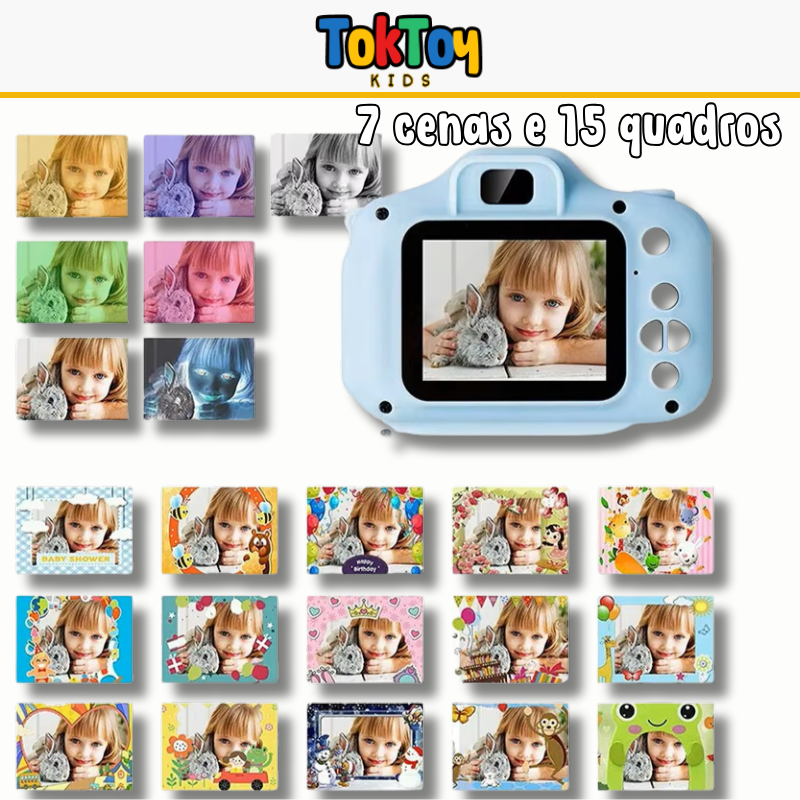 Câmera Infantil MiniCam HD - Brinquedo Educativo e Criativo para Crianças