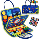 Montessori PlayBoard - Quadro Sensorial Montessori - Aprendizagem Prática e Interativa para Crianças Pequenas