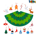 Árvore de Natal de Feltro 3D - Criatividade e Magia para o Natal 2024