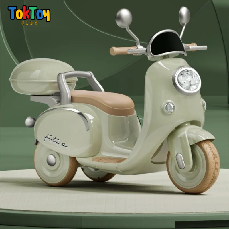 Motocicleta Elétrica Clássica Retrô