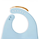 Babadores de Silicone Infantil em cores sólidas